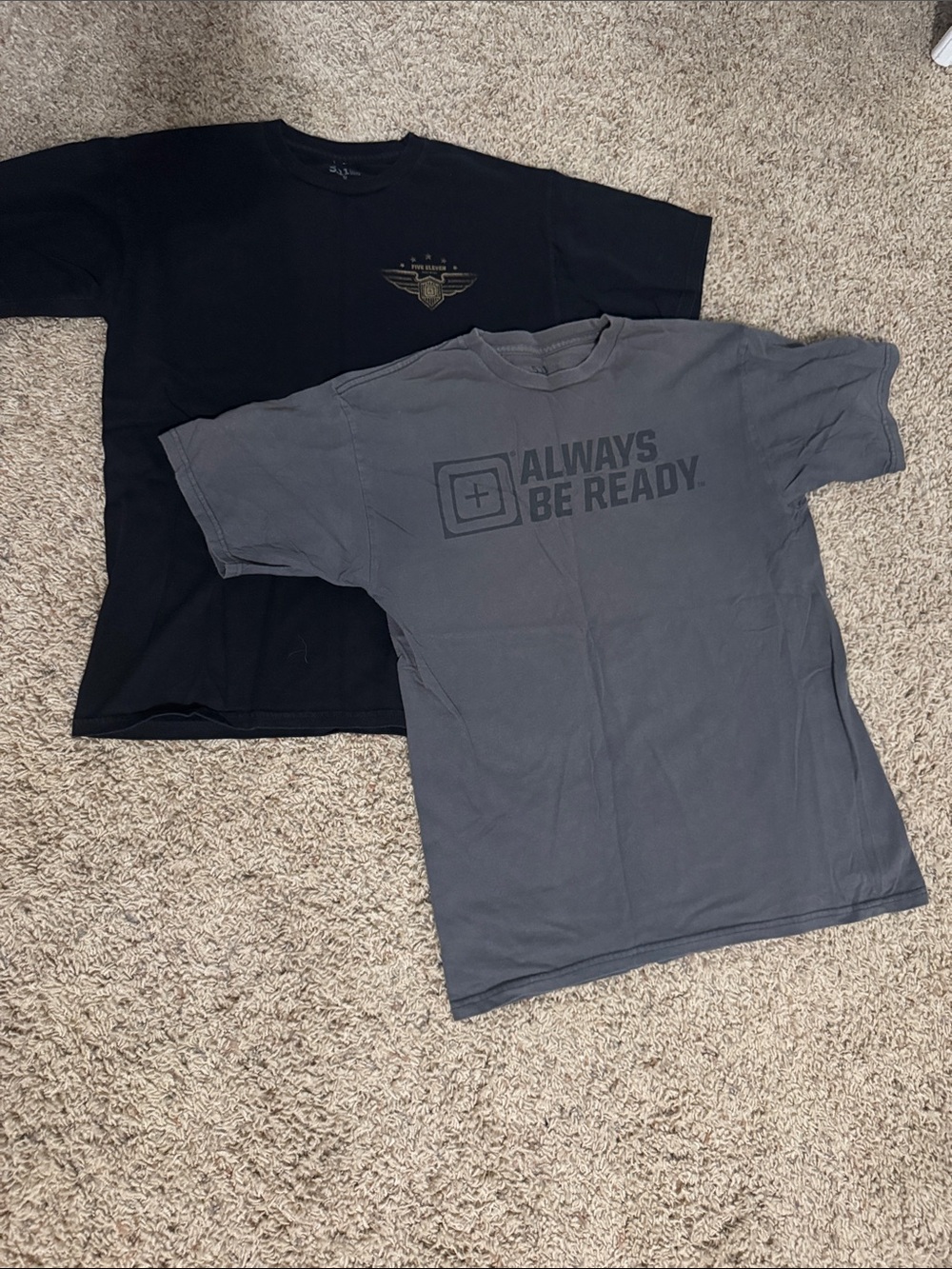 5.11 Tactical Black & Gray Short-Sleeve Graphic Tees